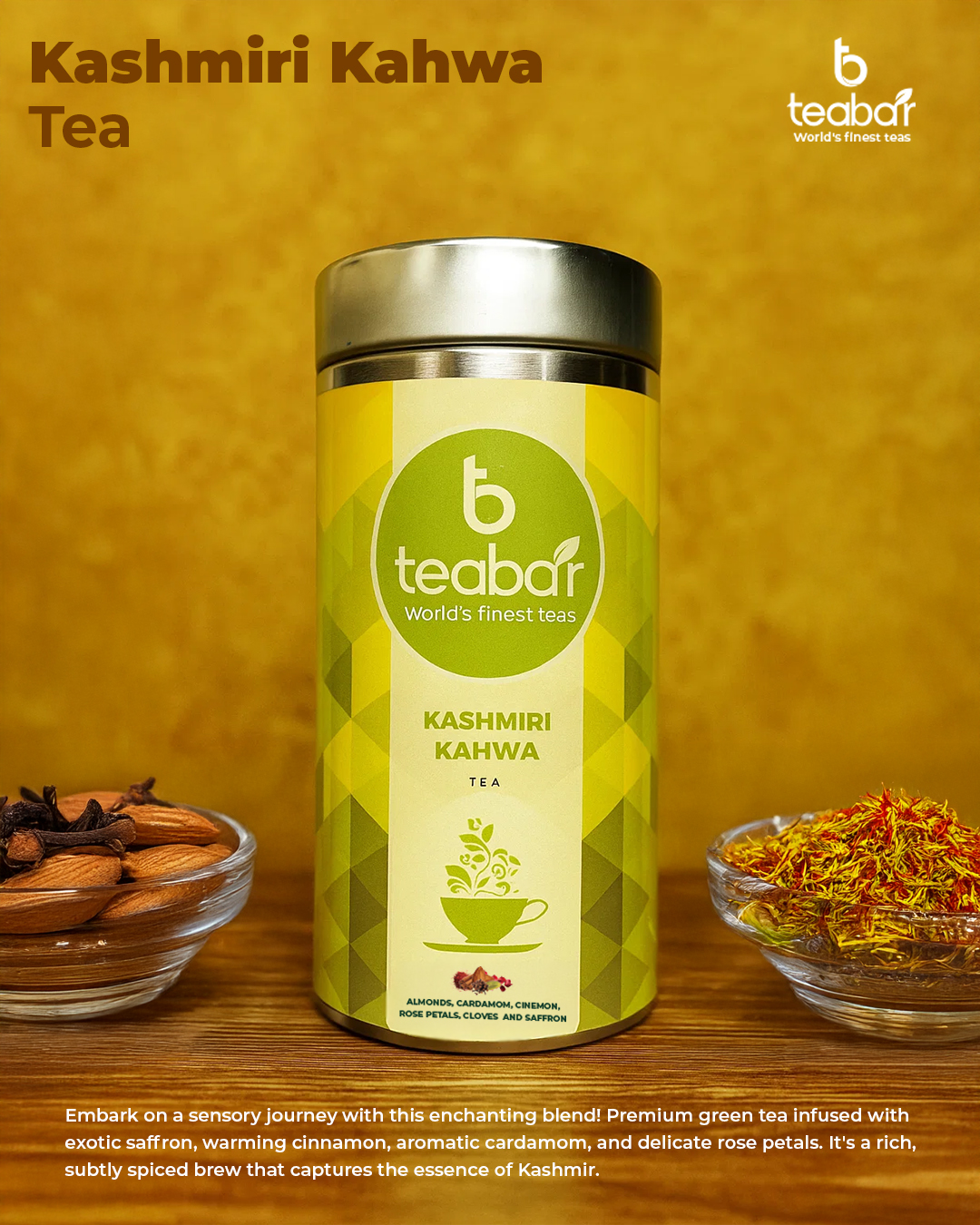 Teabar- Kashmiri kahwa tea - Image 2