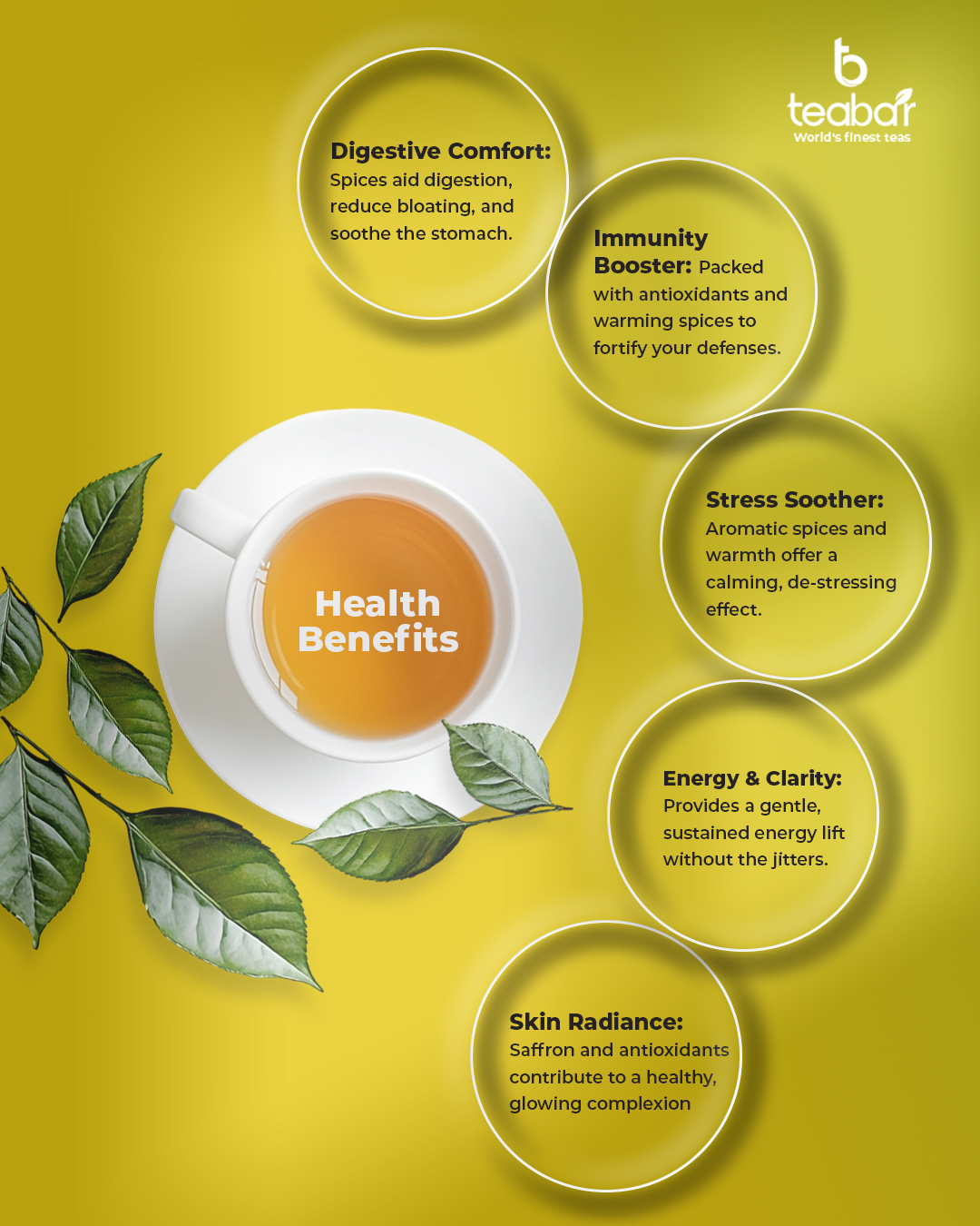 Teabar- Kashmiri kahwa tea - Image 3